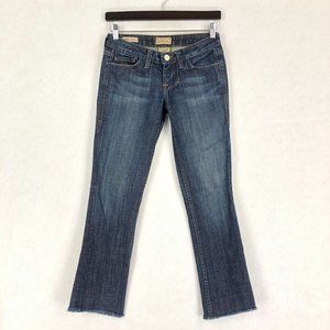 William Rast Women's Size 24 Sadie Straight Leg Medium Wash Blue Denim Jeans